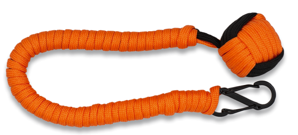 ΜΠΡΕΛΟΚ PARACORD Albainox, Monkey Fist, 31cm -Orange