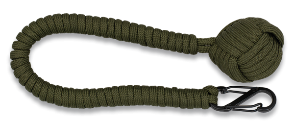 ΜΠΡΕΛΟΚ PARACORD Albainox, Monkey Fist, 31cm -Green