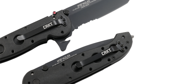 Σουγιάς CRKT M16-14ZLEK TANTO BLACKOUT W/TRIPLE POINT SERRATIONS