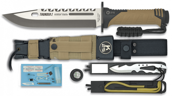 ΜΑΧΑΙΡΙ K25, Tactical Knife, THUNDER I - SERIE ENERGY, TAN