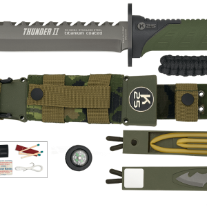 ΜΑΧΑΙΡΙ K25, Tactical Knife, THUNDER II, GREEN, ENERGY, 32134