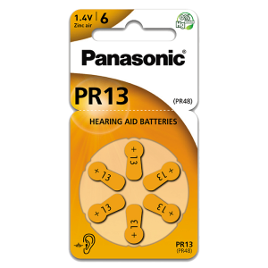 ΜΠΑΤΑΡΙΑ PANASONIC PR13 - Ακουστικών 6άδα