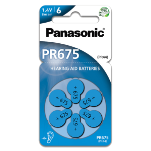 ΜΠΑΤΑΡΙΑ PANASONIC PR675 - Ακουστικών 6άδα