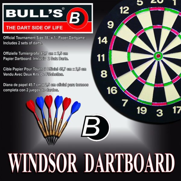 ΣΤΟΧΟΣ DART BULL'S Windsor Paper Dartboard