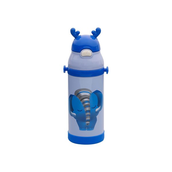 ESTIA ΘΕΡΜΟΣ ΠΑΙΔΙΚΟ ANIMALS ΑΝΟΞΕΙΔΩΤΟ 350ml ELEPHANT BLUE